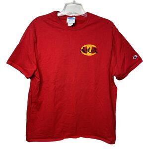 Champion Shirt Mens XL Red‎ Naruto Group Tee Limited Edition Graphic Streetwear